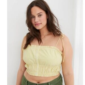 Aerie Woven Button Front Tank Size‎ M